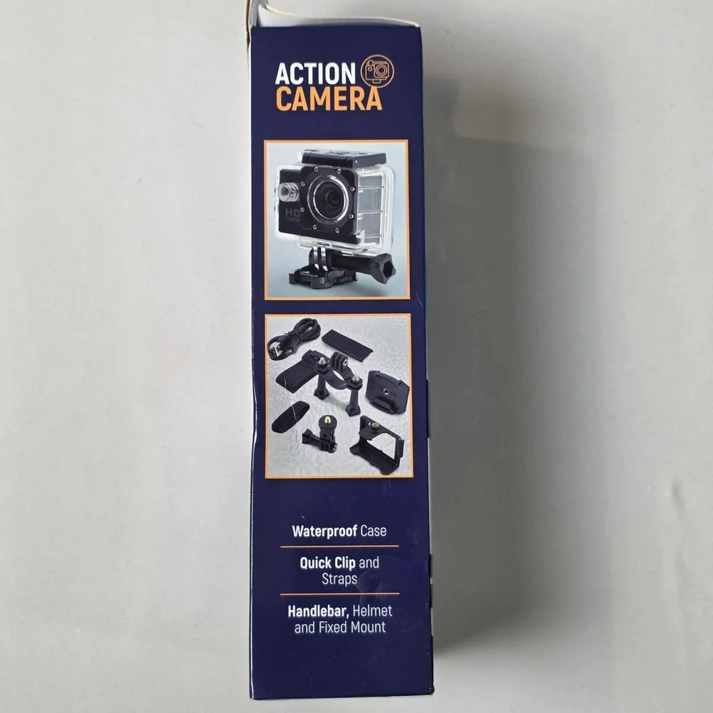 Action Camera HD 1080p Waterproof 30M 2.0 Inch LCD Screen New Sealed